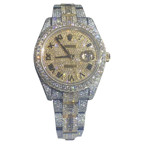 fake hublot iced out|fully iced out rolex watch.